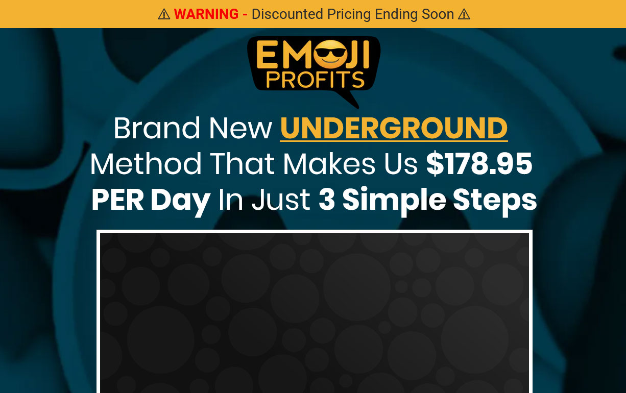 Emoji Profits Website Screenshot