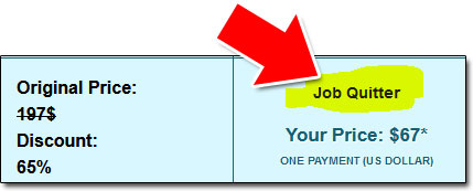 Formula Profits System AKA The Job Quitter