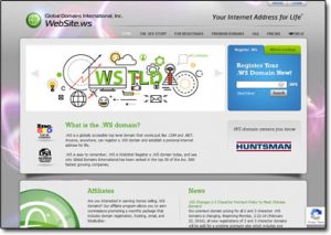 Global Domains International Website Screenshot