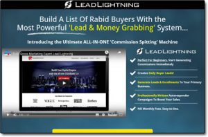 Lead Lightning Website Screenshot