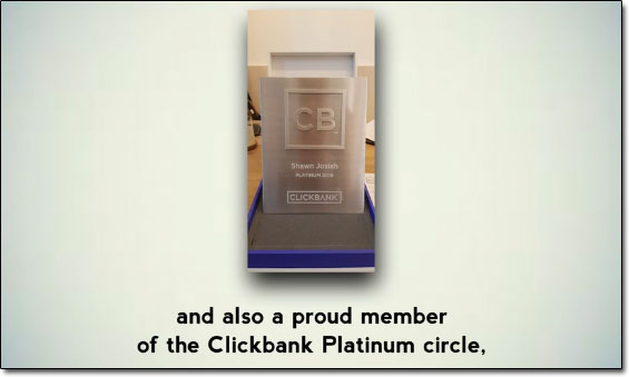 Shawn Josiah ClickBank Platinum Circle