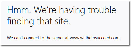 WillHelpSucceed Site Down