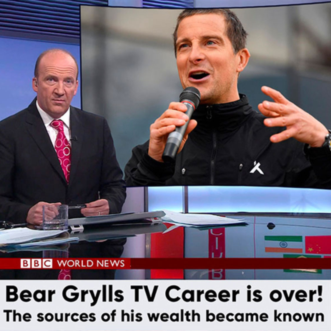 Bear Grylls TV Career Is Over Advert