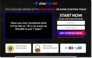 eCom Cash Bot Website Screenshot