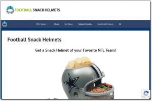 Football Snack Helmets