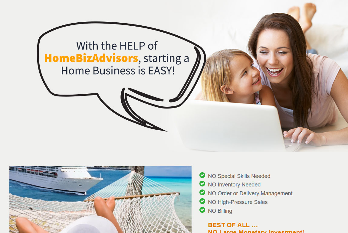 Home Biz Advisors Website Screenshot