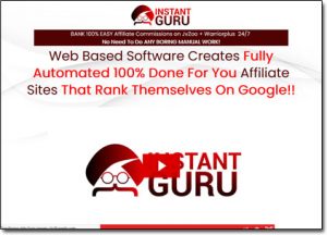 Instant Guru Website Screenshot