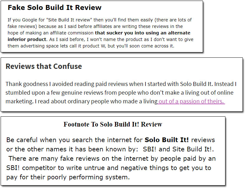 Fake Solo Build It! Reviews