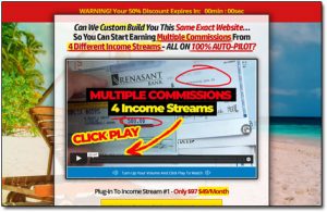 Multiple Income Funnel Website Screenshot