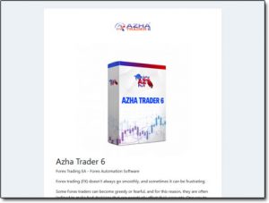 Azha Trader 6 Website Screenshot