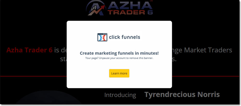 Azha Trader 6 Website Paused