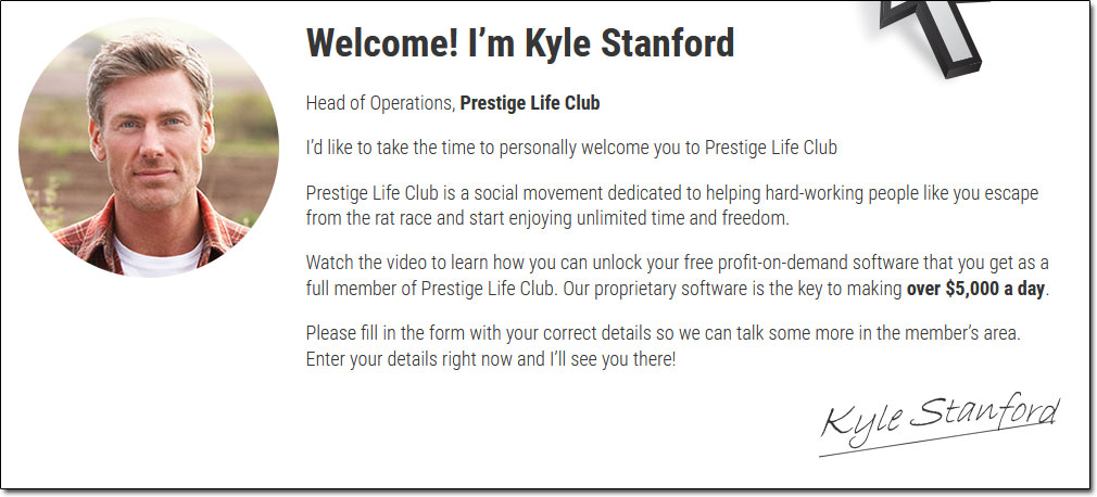 Prestige Life Club Kyle Stanford Screenshot