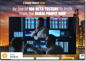 Dubai Profit Now Website Screenshot