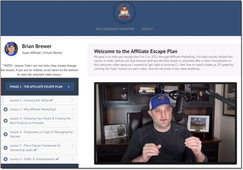 Affiliate Escape Plan Training