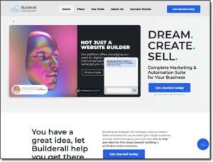 Builderall Website Screenshot