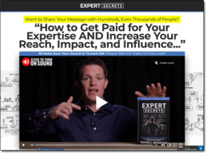 Expert Secrets Website Screenshot