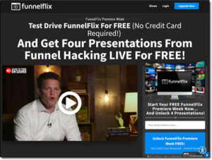 FunnelFlix Website Screenshot