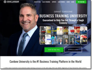 Grant Cardone University Website Screenshot