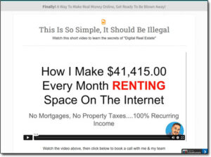 Rent Digital Assets Website Screenshot