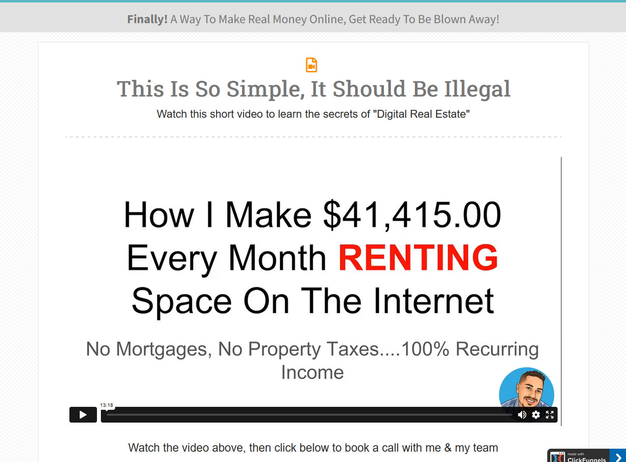 Rent Digital Assets Website Screenshot